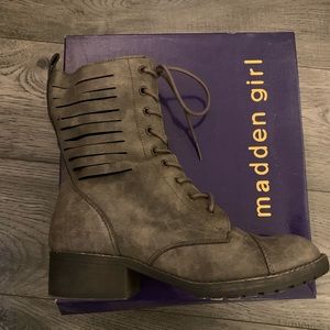 Madden Girl Morrison Combat Boots